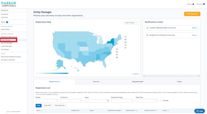go to entity manager screen